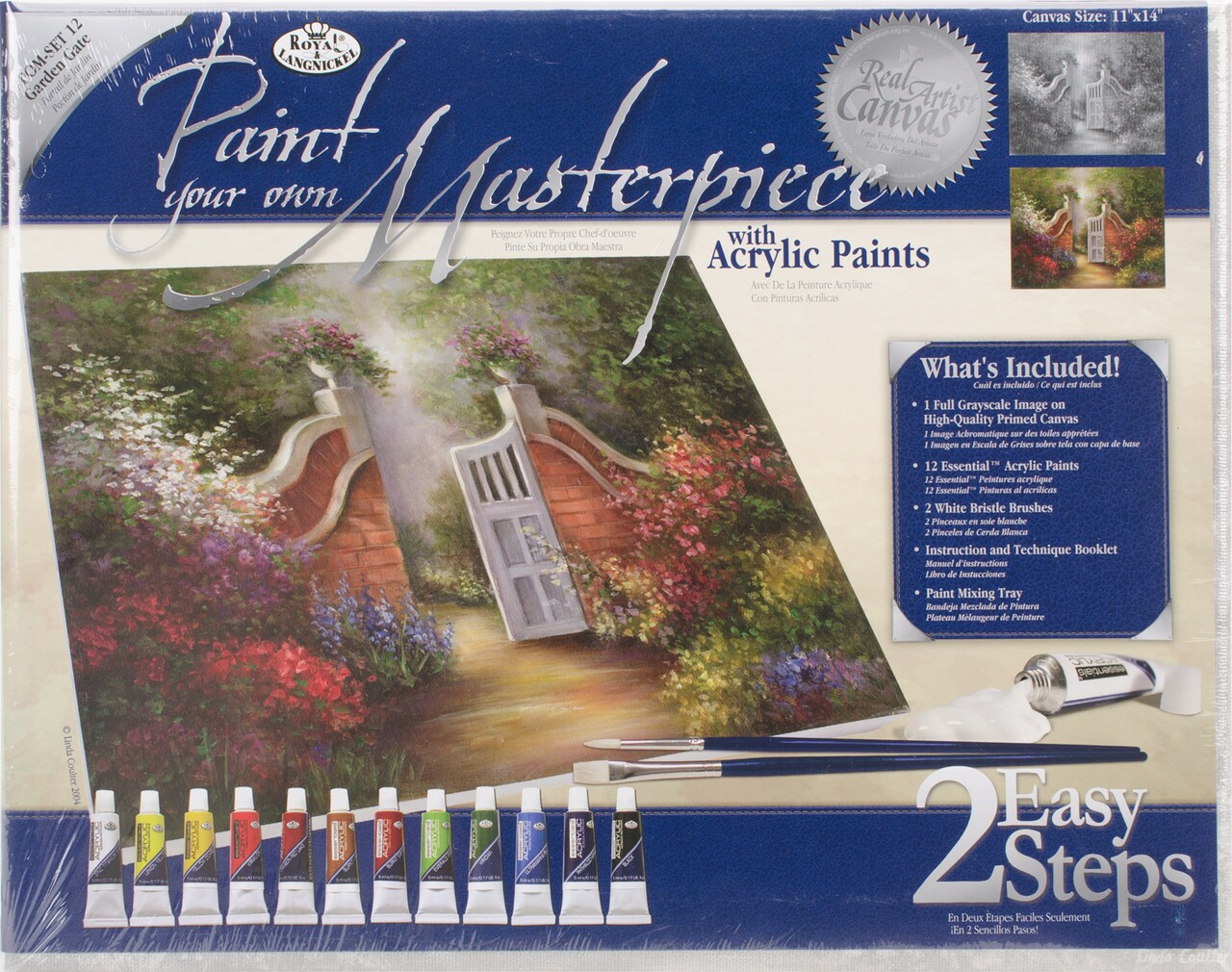 Royal & Langnickel(R) Paint Your Own Masterpiece Kit 11"X14"-Garden Gate